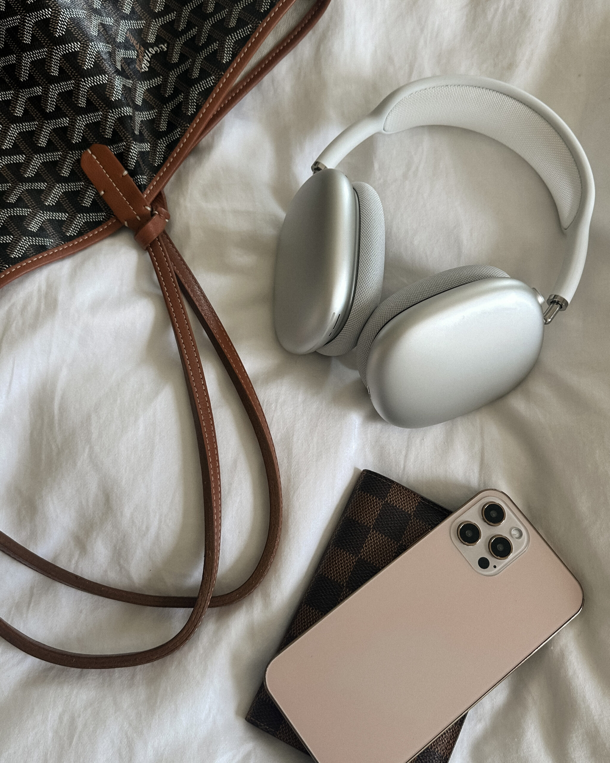 Fashion Jackson Travel essentails Goyard tote apple airpods max louis vuitton passport holder