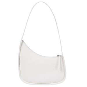 The Row Half Moon Handbag White